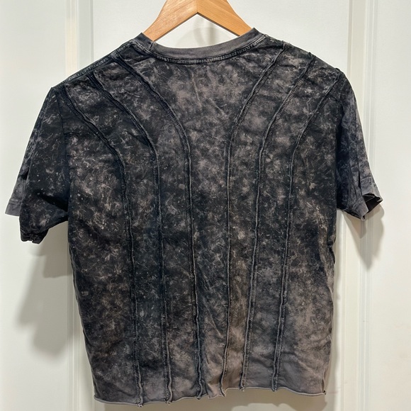 AFFLICTION American Metal Six Shooter Roses Black Lava Wash T-shirt Small - Picture 3 of 10